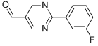 2-(3-Fluorophenyl)pyrimidine-5-carbaldehyde