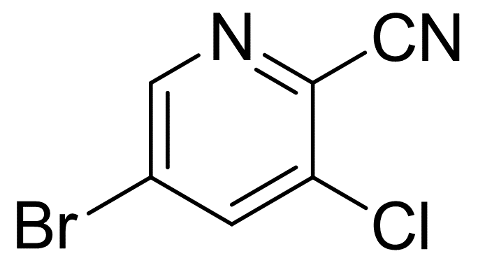 5-bromo-3-chloropyridine-2-carbonitrile