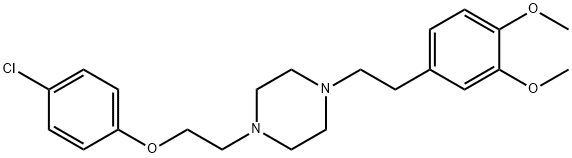 Piperazine, 1-[2-(4-chlorophenoxy)ethyl]-4-[2-(3,4-dimethoxyphenyl)ethyl]-