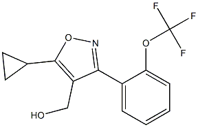 5-环丙基-3-[2-(三氟甲氧基)苯基]异噁唑-4-甲醇