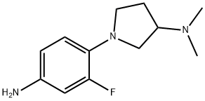 1-(4-amino-2-fluorophenyl)-N,N-dimethylpyrrolidin-3-amine