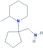 Cyclopentanemethanamine, 1-(2-methyl-1-piperidinyl)-