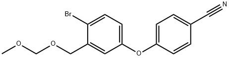 (4-bromo-3-((methoxymethoxy)methyl)phenoxy)benzonitrile