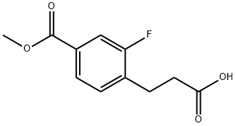 3-[2-Fluoro-4-(methoxycarbonyl)phenyl]propanoic acid