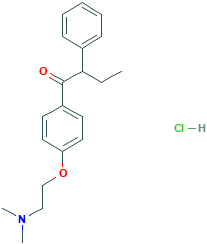 1-[4-[2-Dimethylamino)ethoxy]phenyl]-2-phenyl-1-butanone Hydrochloride