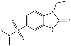 1H-Benzimidazole-5-sulfonamide, 1-ethyl-2,3-dihydro-N,N-dimethyl-2-oxo-
