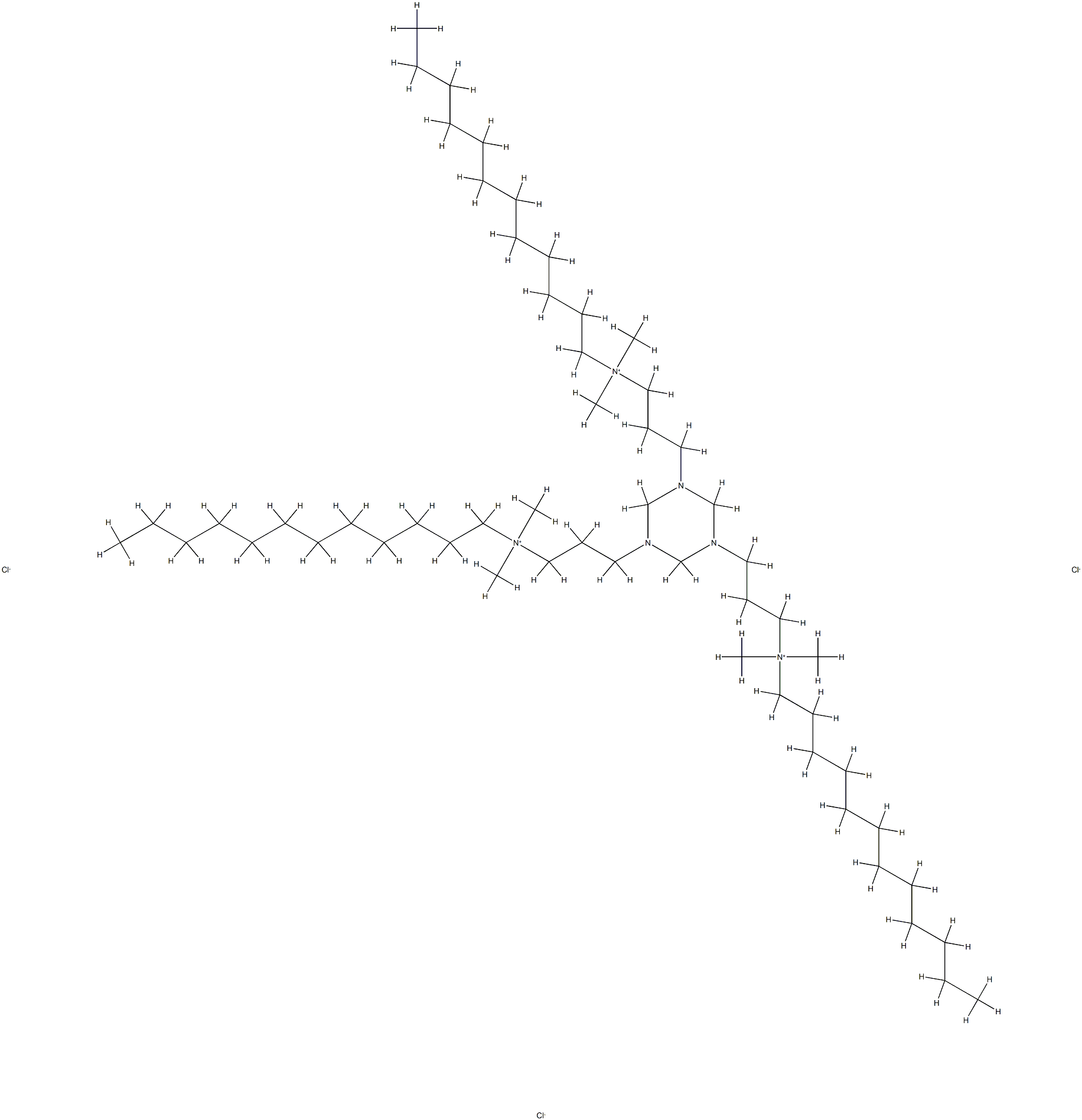 N,N',N''-tridodecyl-N,N,N',N',N'',N''-hexamethyl-1,3,5-triazine-1,3,5(2H,4H,6H)-tripropylammonium trichloride