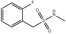 Benzenemethanesulfonamide, 2-fluoro-N-methyl-