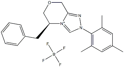 (5S)-5,6-dihydro-5-(phenylmethyl)-2-(2,4,6-trimethylphenyl)-8H-1,2,4-Triazolo[3,4-c][1,4]oxazinium tetrafluoroborate