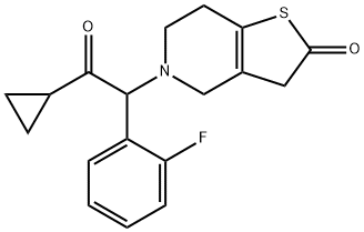 5-(2-环丙基-1-(2-氟苯基)-2-乙氧基)-4,5,6,7-四氢噻吩并[3,2-c]吡啶-2(3H)-酮