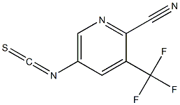 5-异硫氰酰基-3-(三氟甲基)吡啶-2-氰基