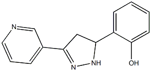 2-(3-pyridin-3-yl-4,5-dihydro-1H-pyrazol-5-yl)phenol