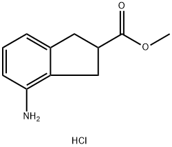 4-amino-2,3-dihydro-1H-indene-2-carboxylic acid methyl ester hydrochloride