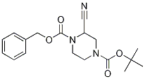 2-氰基-1,4-哌嗪二羧酸 4-叔丁酯 1-苯甲酯