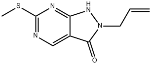 2-烯丙基-6-(甲硫基)-1H-吡唑并[3,4-D]嘧啶-3(2H) - 酮