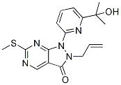 2-Allyl-1-(6-(2-hydroxypropan-2-yl)pyridin-2-yl)-6-(methylthio)-1H-pyrazolo[3,4-d]pyrimidin-3(2H)