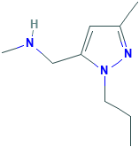 N-methyl-N-[(3-methyl-1-propyl-1H-pyrazol-5-yl)methyl]amine