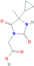 (4-CYCLOPROPYL-4-METHYL-2,5-DIOXO-IMIDAZOLIDIN-1-YL)-ACETIC ACID