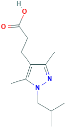 3-(1-ISOBUTYL-3,5-DIMETHYL-1H-PYRAZOL-4-YL)PROPANOIC ACID