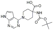 4-Piperidinecarboxylicacid,4-[[(1,1-diMethylethoxy)carbonyl]aMino]-1-(7H-pyrrolo[2,3-d]pyriMidin-4-yl)-