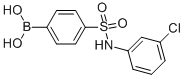 4-(N-(3-氯苯基);磺酰基);苯硼酸