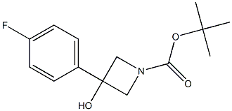 叔-丁基 3-(4-氟苯基)-3-羟基吖丁啶-1-甲酸基酯