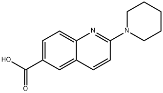 6-Quinolinecarboxylic acid, 2-(1-piperidinyl)-