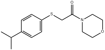 Ethanone, 2-[[4-(1-methylethyl)phenyl]thio]-1-(4-morpholinyl)-