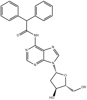 N-(9-((2R,4S,5R)-4-Hydroxy-5-(hydroxymethyl)tetrahydrofuran-2-yl)-9H-purin-6-yl)-2,2-diphenylacetamide