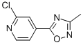 2-CHLORO-4-(3-METHYL-1,2,4-OXADIAZOL-5-YL)PYRIDINE