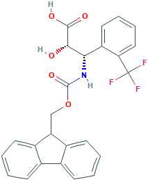 (2S,3S)-3-((((9H-芴-9-基)甲氧基)羰基)氨基)-2-羟基-3-(2-(三氟甲基)苯基)丙酸