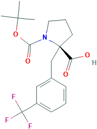Boc-(R)-α-(3-三氟甲基-苄基)-脯氨酸