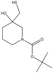 tert-butyl 3-hydroxy-3-(mercaptomethyl)piperidine-1-carboxylate