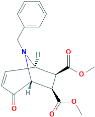 (1R,5R,6R,7S)-rel-4-Oxo-8-(phenylmethyl)-8-azabicyclo[3.2.1]oct-2-ene-6,7-dicarboxylicacid6,7-dimethylester