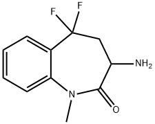 2H-1-Benzazepin-2-one, 3-amino-5,5-difluoro-1,3,4,5-tetrahydro-1-methyl-