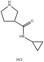 N-Cyclopropyl-3-pyrrolidinecarboxamide HCl