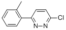 3-CHLORO-6-(2-METHYLPHENYL)-PYRIDAZINE