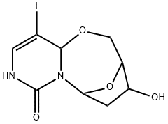 4-hydroxy-11-iodo-3,4,5,6,9,11a-hexahydro-3,6-epoxypyrimido[6,1-b][1,3]oxazocin-8(2H)-one