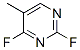 Pyrimidine, 2,4-difluoro-5-methyl- (9CI)