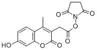 4-METHYLUMBELLIFERONE-3-ACETIC ACID N-SUCCINIMIDYL ESTER