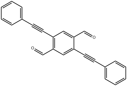 1,4-Benzenedicarboxaldehyde, 2,5-bis(2-phenylethynyl)-