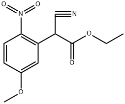 cyano(5-methoxy-2-nitrophenyl)acetic acid ethyl ester