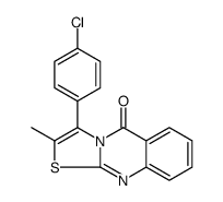 3-(4-CHLOROPHENYL)-2-METHYL-5H-THIAZOLO[2,3-B]QUINAZOLIN-5-ONE