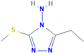 3-乙基-5-(甲基磺基)-4H-1,2,4-三唑-4-胺