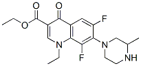 1-Ethyl-6,8-difluoro-1,4-dihydro-7-(3-methyl-1-piperazinyl)-4-oxoquinoline-3-carboxylic acid ethyl ester