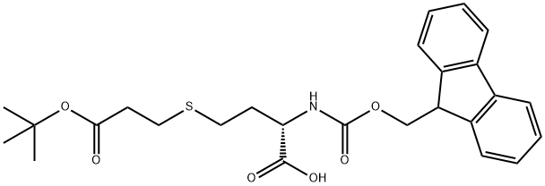 (2S)-4-{[3-(tert-butoxy)-3-oxopropyl]sulfanyl}-2-({[(9H-fluoren-9-yl)methoxy]carbonyl}amino)butanoic acid