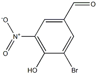 3-溴-4-羟基-5-硝基苯甲醛