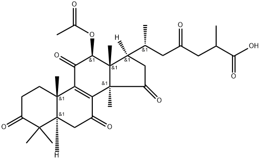 Lanost-8-en-26-oic acid, 12-(acetyloxy)-3,7,11,15,23-pentaoxo-, (12β)-