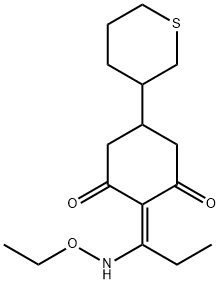 2-(1-(ethoxyimino)propyl)-3-hydroxy-5-(tetrahydro-2H-thiopyran-3-yl)cyclohex-2-enone