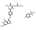 N-[4-[2-(2-amino-4,7-dihydro-4-oxo-3H-pyrrolo[2,3-d]pyrimidin-5-yl)ethyl]benzoyl]L-Glutamic acid